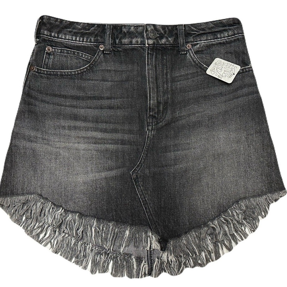 COPY - Classic Black Denim Skirt - Picture 5 of 5